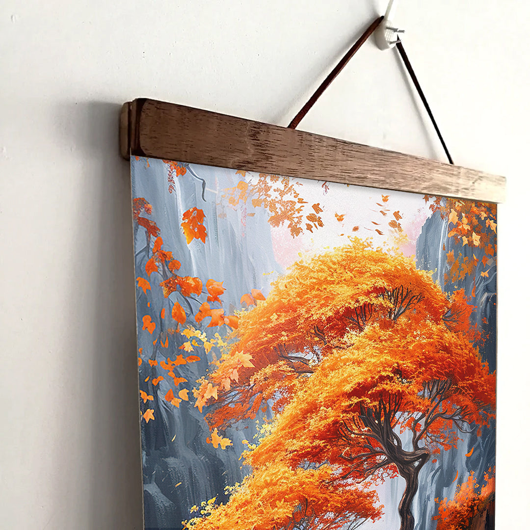 Fall, Waterfall Scroll